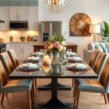 Stół jako naturalna granica między kuchnią a salonem – jak go ustawić, by podział był funkcjonalny i estetyczny