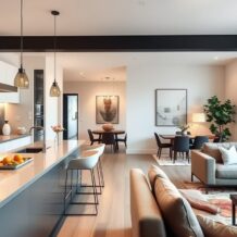 Aneks kuchenny w salonie – jak zaplanować funkcjonalną i estetyczną przestrzeń dzienną z podziałem na strefy