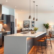 Półwysep kuchenny jako funkcjonalna granica stref w otwartej przestrzeni – zasady i najczęstsze pułapki projektowe