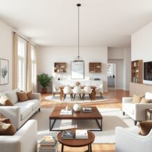 Otwarty salon bez chaosu: jak strefować przestrzeń dla komfortu i funkcjonalności