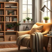 Jak wydzielić wygodny i przytulny kącik do czytania w salonie bez typowych błędów aranżacyjnych