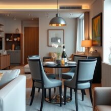 Strefa jadalniana w małym salonie: praktyczne sposoby na wygodne i estetyczne ustawienie mebli