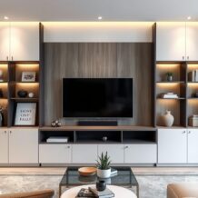 Zabudowa TV jako funkcjonalny i estetyczny podział stref w salonie – na co zwrócić uwagę przy aranżacji