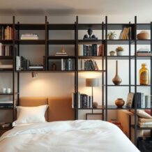Regał jako praktyczna przegroda w kawalerce: jak wygodnie oddzielić łóżko i zyskać miejsce na przechowywanie