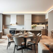 Jak efektywnie wydzielić jadalnię w kuchni otwartej na salon: funkcjonalne pomysły i typowe pułapki aranżacji